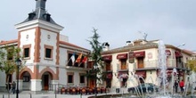 Plaza Mayor, Fuente el Saz, Madrid