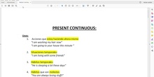 Present Continuous