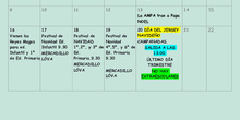 ACTIVIDADES MES DE DICEMBRE 24