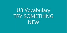 U3 VOCABULARY (5th grade)