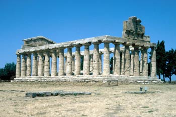 Templo de Ceres, Paestum, Italia