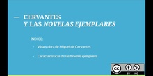 Cervantes y las Novelas ejemplares