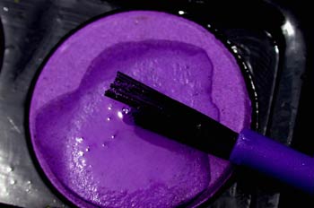 Pintura de color violeta