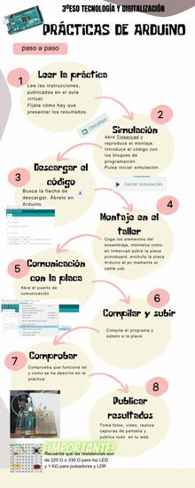 Arduino practicals 3ºESO