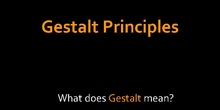 Gestalt Principles - Optical Illutions
