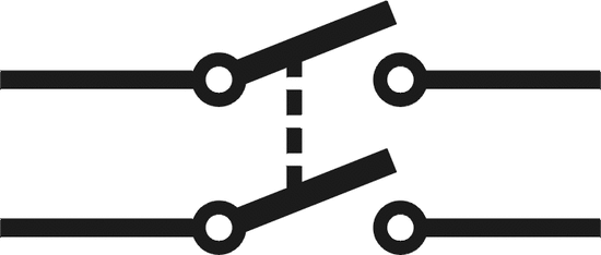 Interruptor de contacto doble