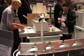 Control manual en el empaquetado