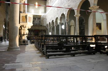 Basílica de San Ferdiano desde el altar, Lucca