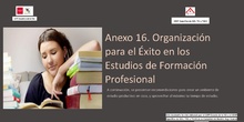 Anexo 16. Organización para el éxito en los estudios de FP