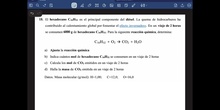Resolución problema reacciones químicas