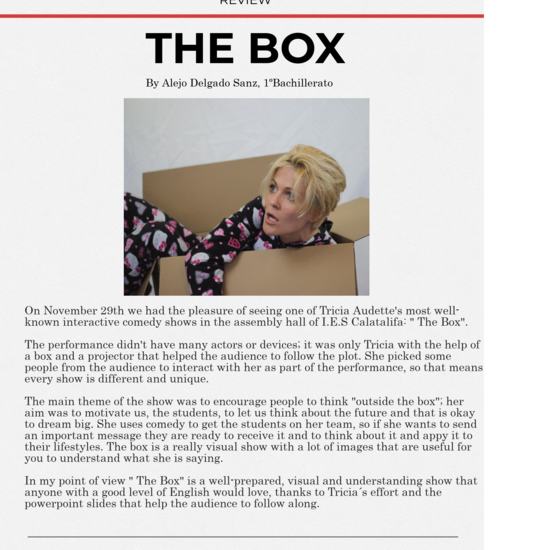 THE BOX - REVIEW