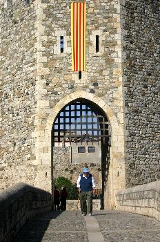 Torre del puente fortificado de Besalú, Garrotxa, Gerona