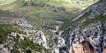Vista panorámica del Barranco de Otín, Huesca