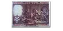 Pesetas , reverso