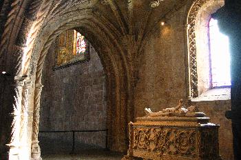 Interior del Monasterio de los Jerónimos, Lisboa, Portugal