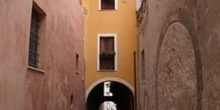Barrio de Castello en Cagliari, Italia