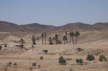 Paisaje desértico, Matmata, Túnez