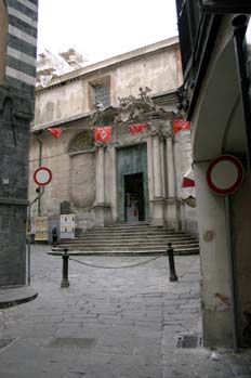 Entrada Iglesia de San Siro, Génova