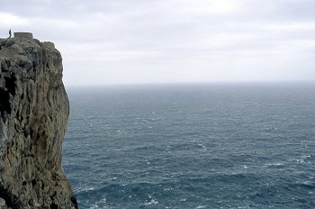 Acantilado en Canarias