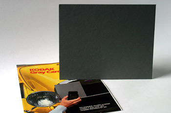 Tarjeta gris neutro Kodak