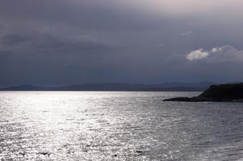 Puesta de sol, Estrecho de Georgia, Victoria