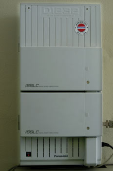 Instalación real de una centralita PANASONIC 1232
