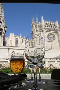 Copas junto a la Catedral de Burgos, Castilla y León