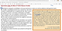 Lengua II Tema 2 Clase 31 20251118 - Ejercicio texto "el Portugués"