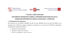 Guía didáctica refuerzo lengua 2º ESO IES María Moliner curso 2023 2024