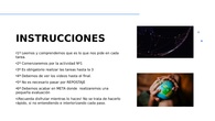 INSTRUCCIONES T5 Salvemos al Planeta Tierra