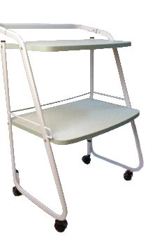 Mesa auxiliar 2 bandejas