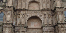 Vista parcial de la fachada, Catedral de Plasencia, Cáceres