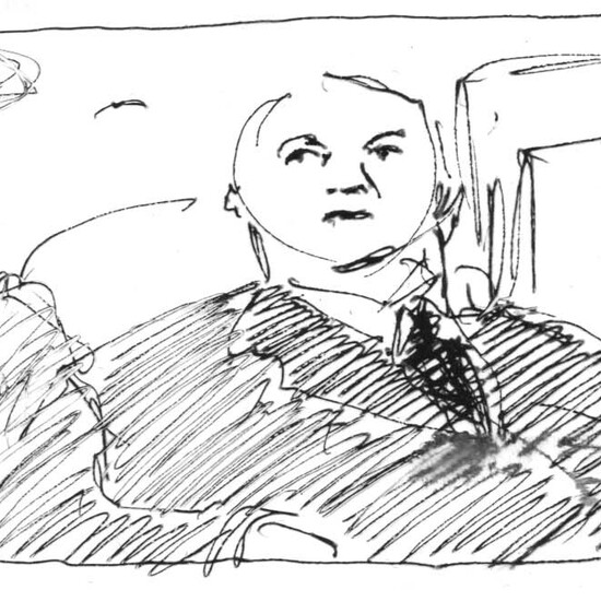 Storyboard de escena de 