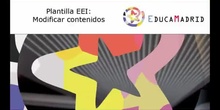Plantill EEI: Modificar contenidos