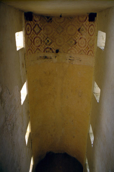 Bóveda de la nave central de la iglesia de San Salvador de Valde