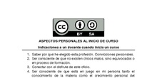 ASPECTOS PERSONALES AL INICIO DE CURSO
