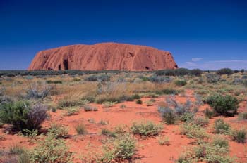 Monolito Uluru o Ayers Rock, Parque nacional Uluru-Kata Tjuta