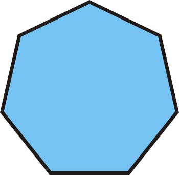 7 lados. Heptágono