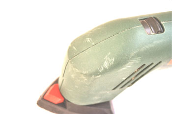 Empuñadura de una lijadora delta