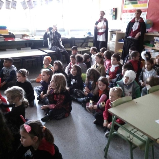 2018_10_31_1º disfruta terrorificamente en Halloween_CEIP FDLR_Las Rozas 11