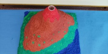 Galería fotos experimento volcán 1ºA Ceipso Miguel de cervantes