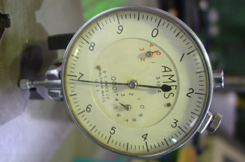 Comparador. Tomando medidas.