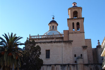 Torre y cúpula, Catedral de Alicante