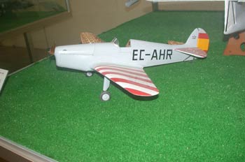 Maqueta de una avioneta, Museo del Aire de Madrid