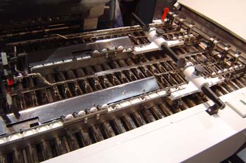 Sistema de entrada offset de hojas