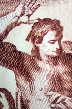 Detalle del Juicio Final, Capilla Sixtina