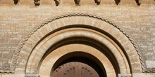 Detalle de la fachada de la Iglesia de San Martín, Frómista, Pal