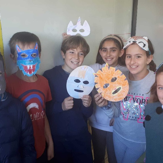 2020_02_24_4ºc REALIZA MASCARAS DE CARNAVAL_CEIP FDLR_LAS rOZAS 1