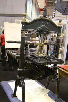 Prensa tipográfica del siglo XIX