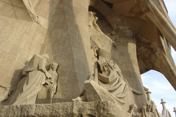 Pasaje bíblico, Sagrada Familia, Barcelona